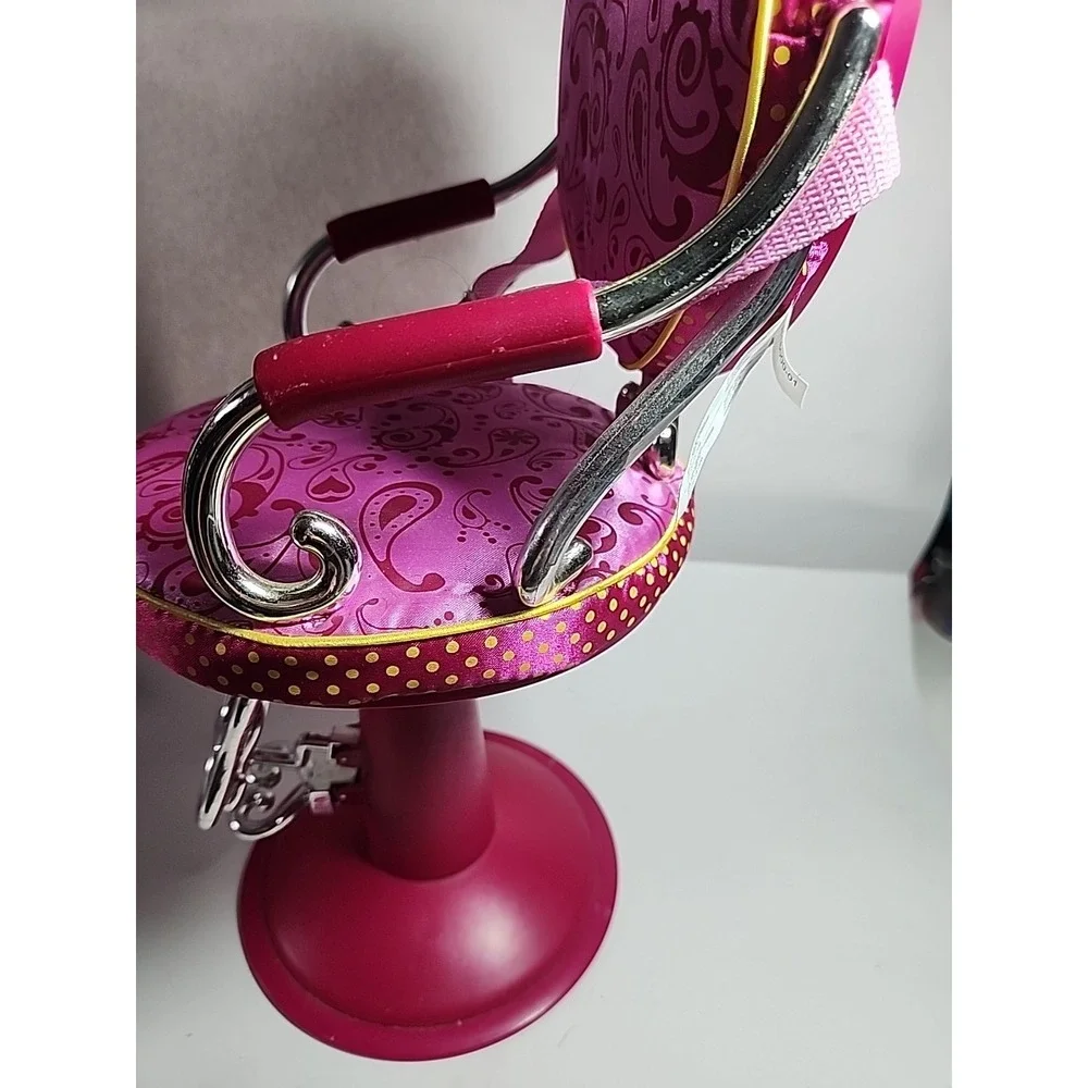 Our Generation Salon Chair Fits‎ American Girl Doll Sitting Pretty Hearts
